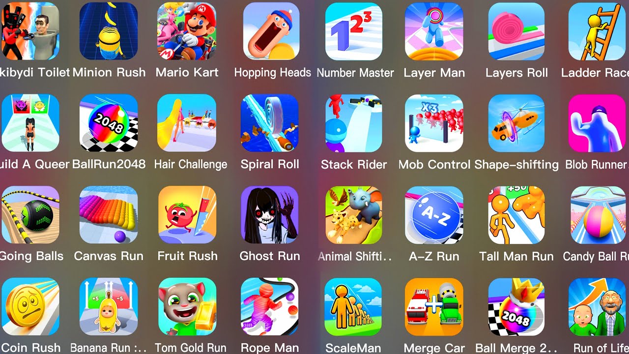 Coin Rush,Number Run,Skibidi.io,Layer Man,Ball Run 2048,Tom Gold Run,Build A Queen,Going Balls...