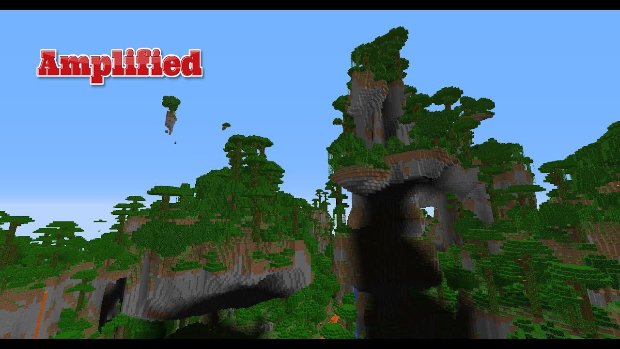 Minecraft 1.8 - Incredible Amplified Seed