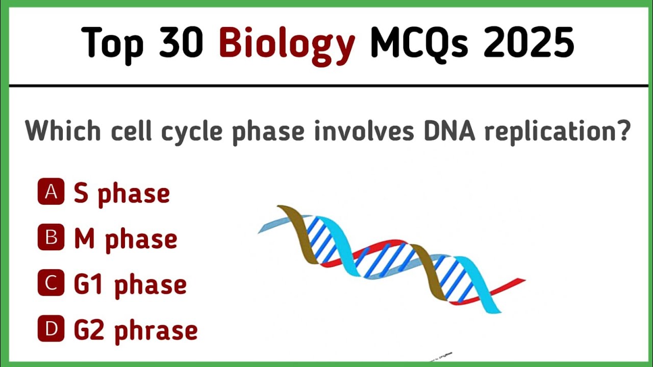 Biology top 30 mcq || Biology Important MCQ for all competitive exam || Biology question and answers