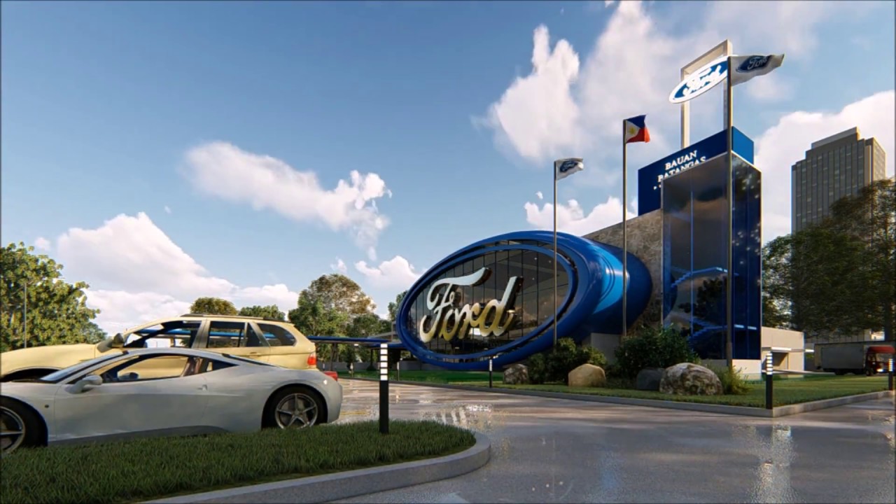 Ford Showroom Design Concept Lumion