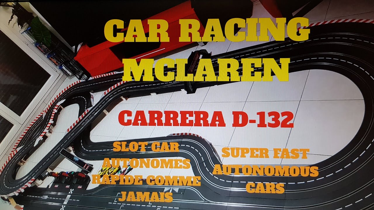 CAR RACING MCLAREN CONTRE VOITURE AUTONOME SUPER RAPIDE  SUPER FAST AUTONOMOUS CARS