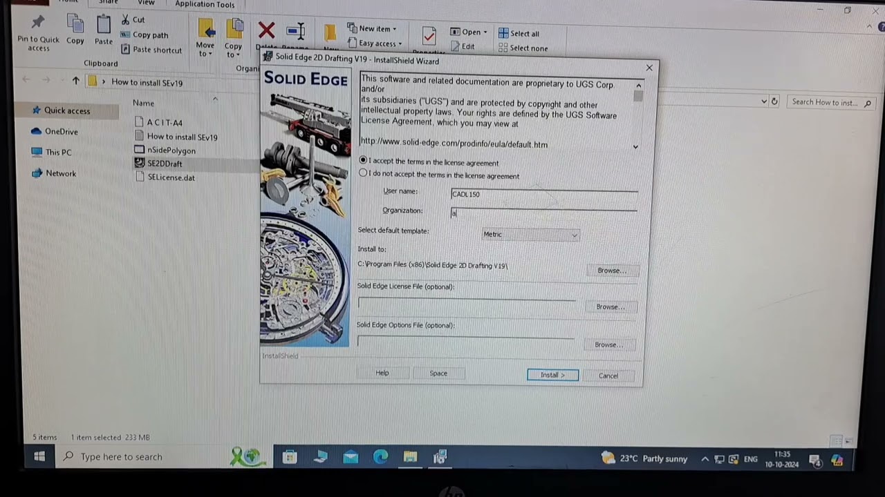 HOW TO INSTALLED SOLID EDGE V19 SOFTWARE#