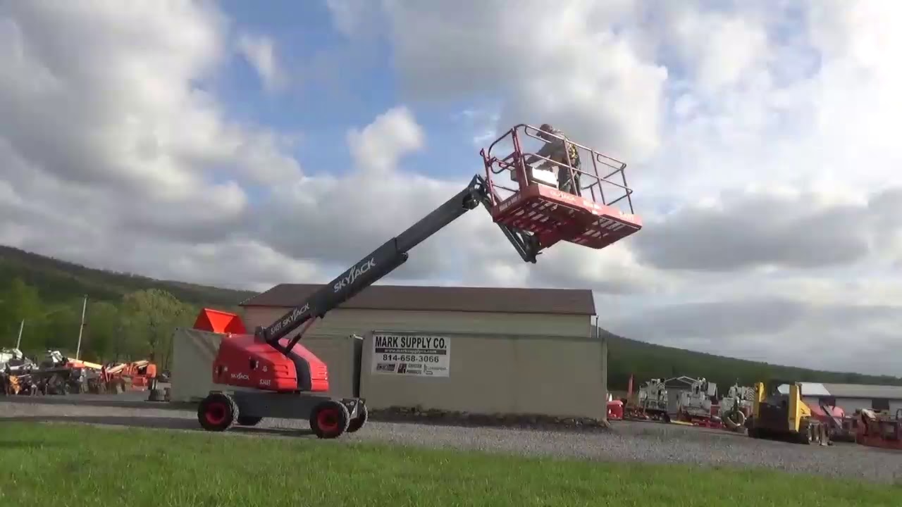 2015 SkyJack SJ45T 45' Boom Man Lift With Jib Boom JLG Man Lift 4X4 Generator 3.5KW For Sale Nice!!!