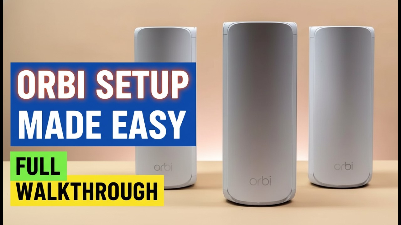 Netgear Orbi Mesh Setup Guide for Large US Homes | Full Installation & Optimization Tutorial