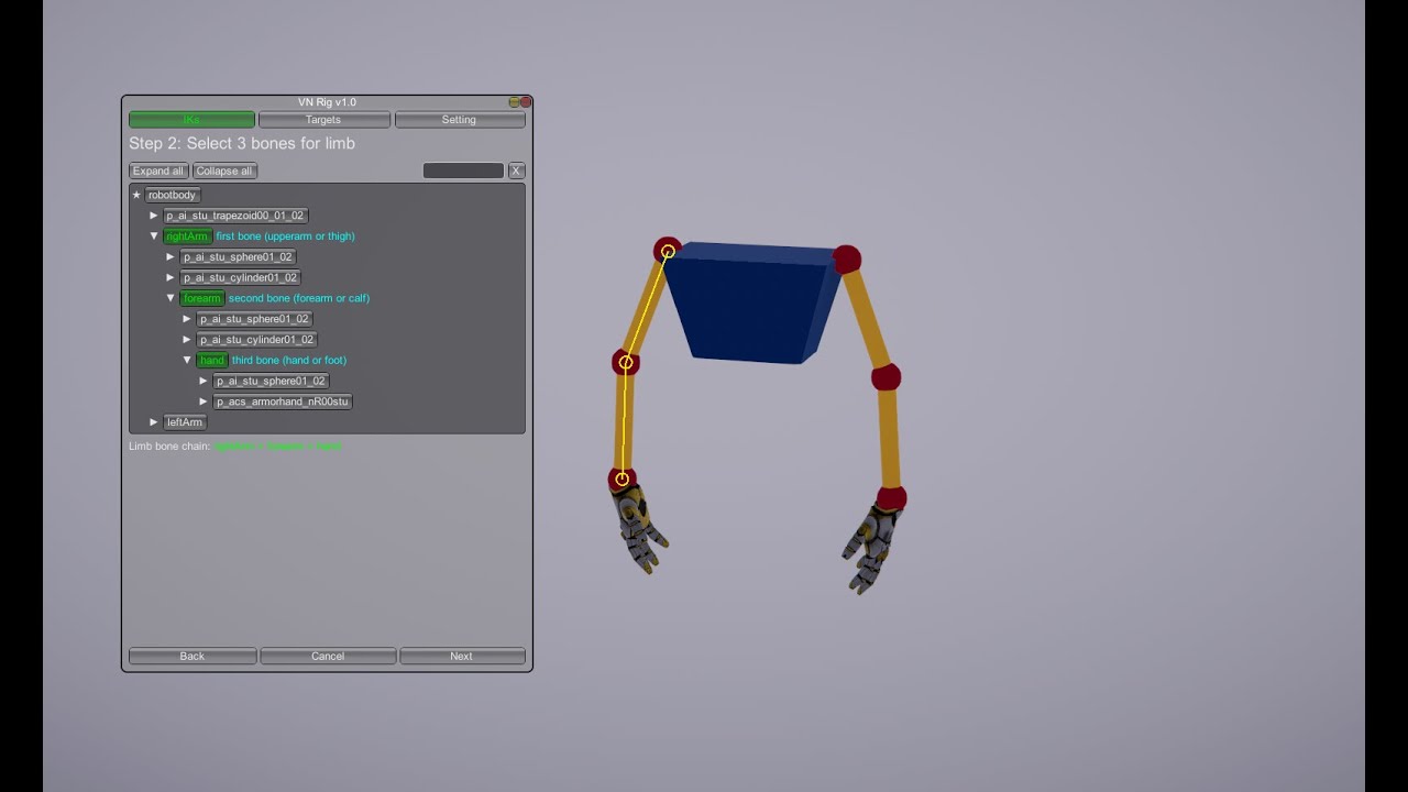 VNGE v44.0 RIG Introduction - Creating IK