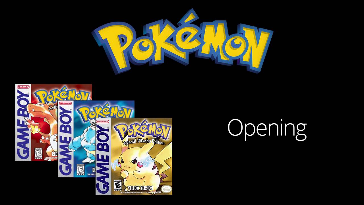 Pokemon RBY - Opening (No Reverb)