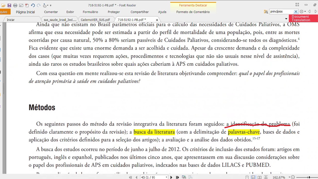 Revisão Integrativa de Literatura