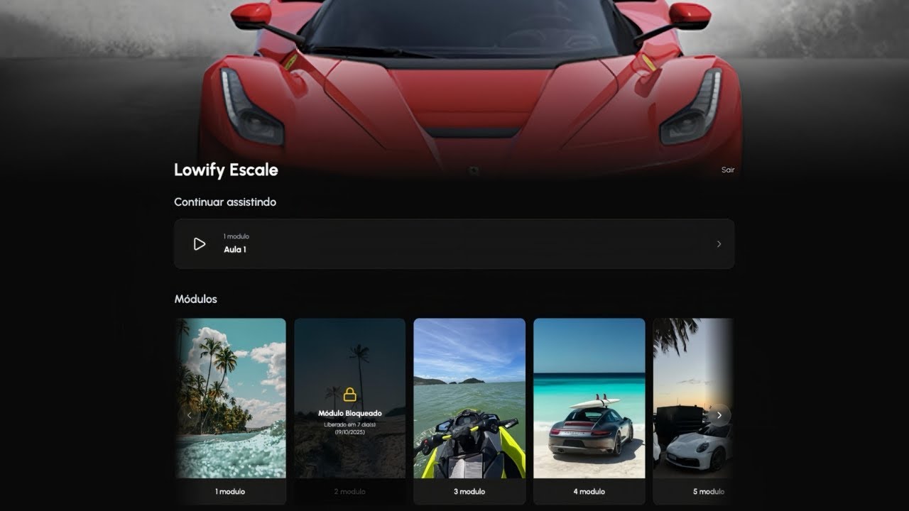 Como fazer área de membros estilo netflix de graça