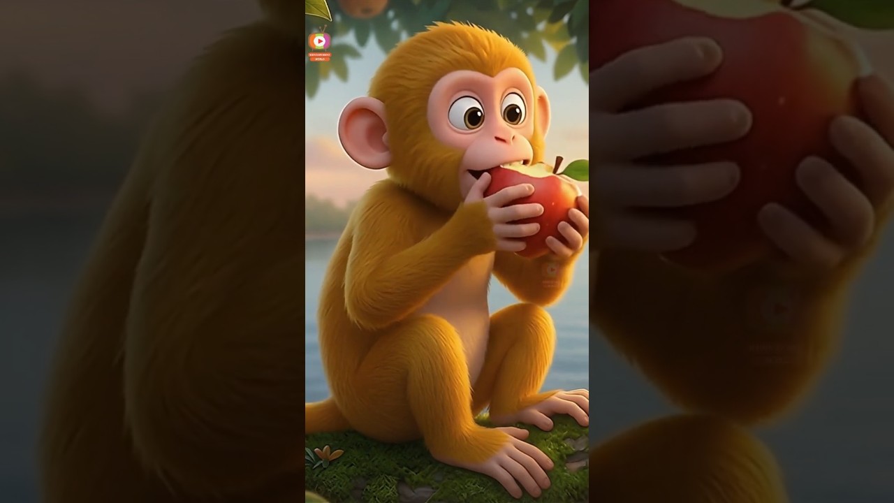 Умная обезьянка и крокодил 🐒🐊 | Поучительная история для детей | Будь мудрым