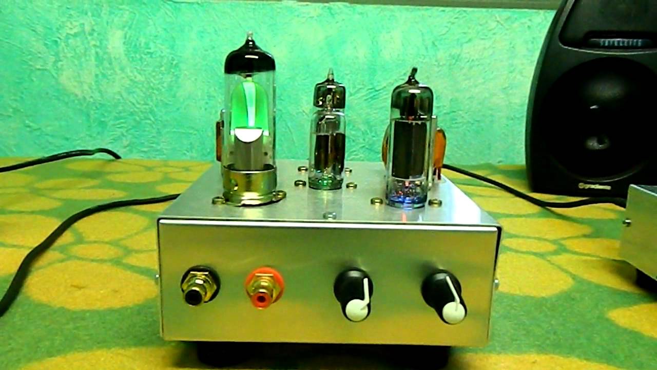 Amplificador e Pr&eacute; Valvulado para Toca Disco (PY2SMD)
