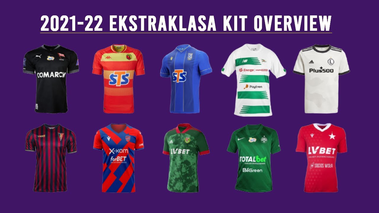 Ekstraklasa 21-22 Kit Overview - All Jerseys