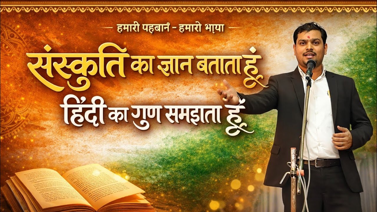 #संस्कृति का ज्ञान बताता हूं #हिंदी का गुण समझाता हूं #साहित्य #motivation By Liladhar sinha 