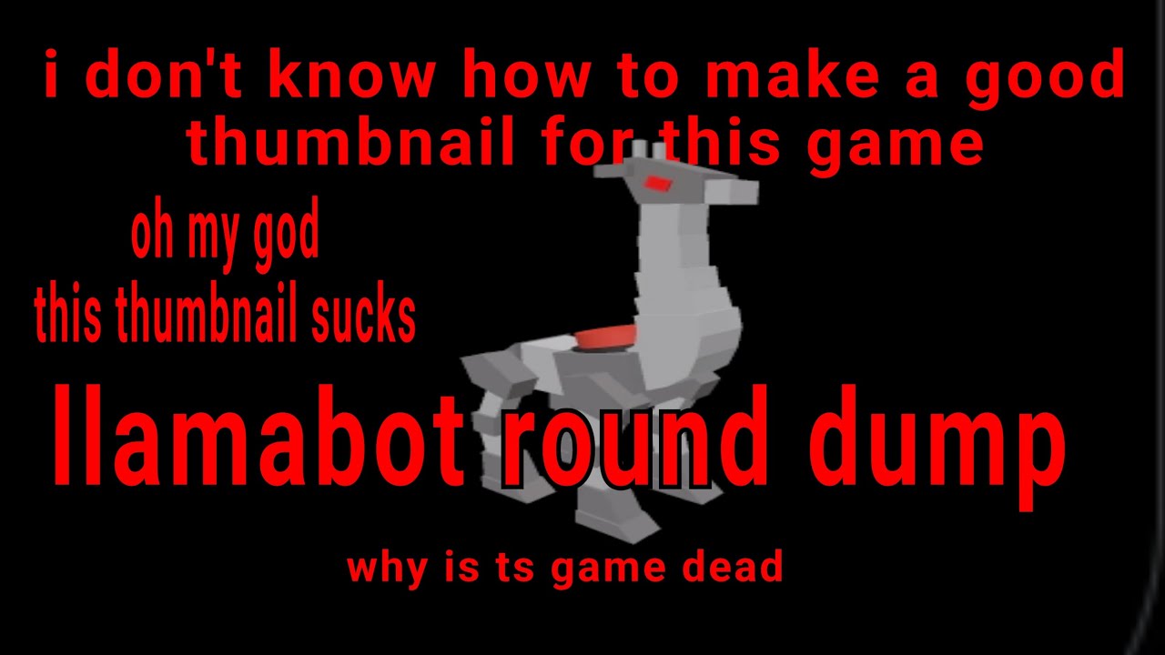 (short) Book of Monsters Llamabot Round Dump and I STILL don't know how to make this look appealing💔