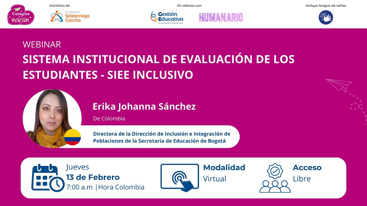 Sistema Institucional de Evaluación de los Estudiantes-SIEE inclusivo