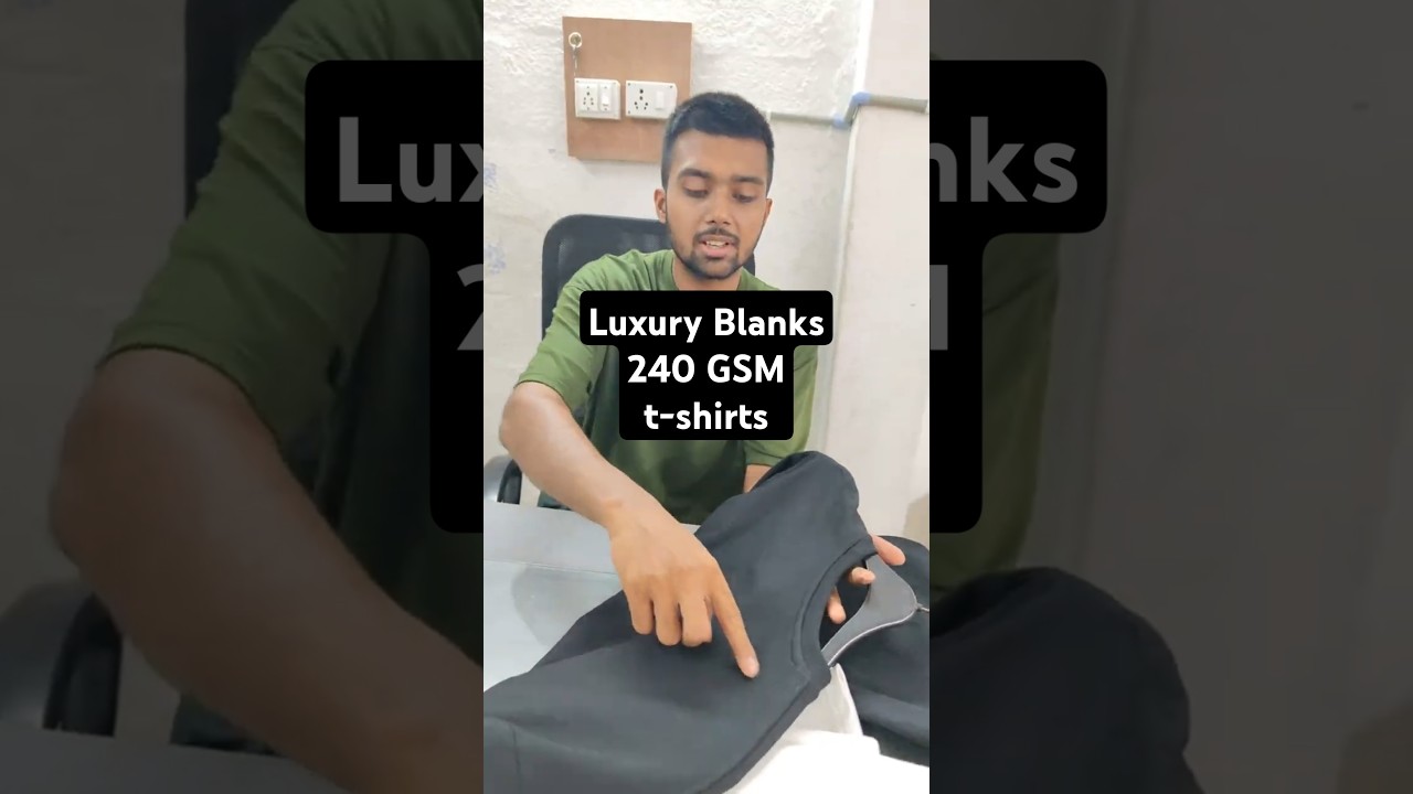 240 GSM French Terry Oversized T-Shirt | Only in Black & White! #viralshorts #tiruppur