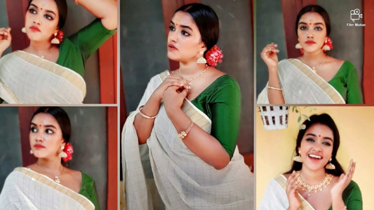 Female Poses for Photoshoot Part 20 | Saree Poses by Saranya Shaji | Photoshoot Poses