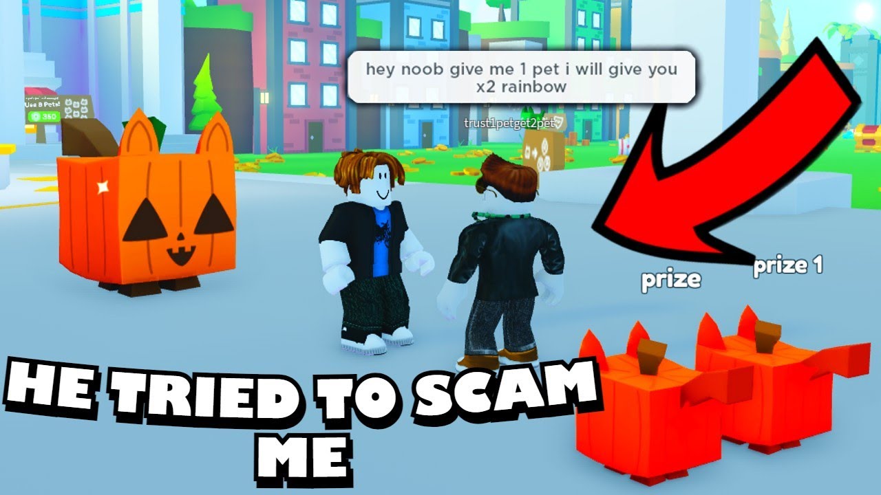 Pet Simulator X FUNNY MOMENTS (He tried to scam me)  | Pet Simulator X