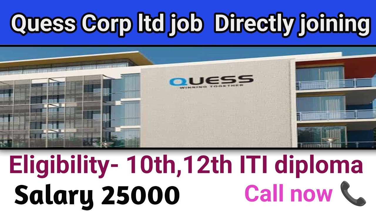 Quess corp limited Salary 25k Directly joining | Mahakal job | Quess corp ltd job | Recruitment 2025