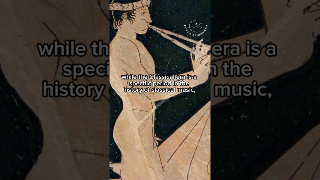 Difference between classical music and the classical era of music #history #classicalmusic #shorts