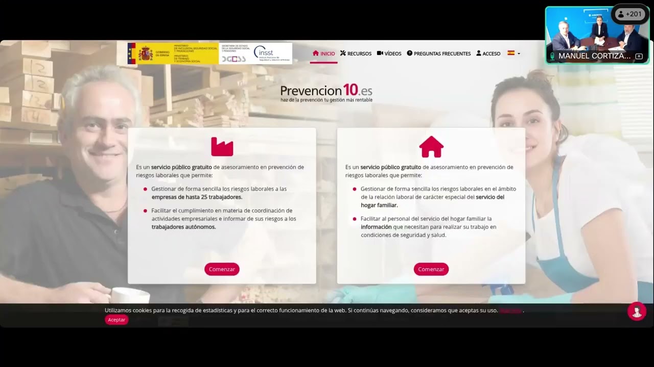 Webinar. Reglamento de prevención de personas empleadas del hogar