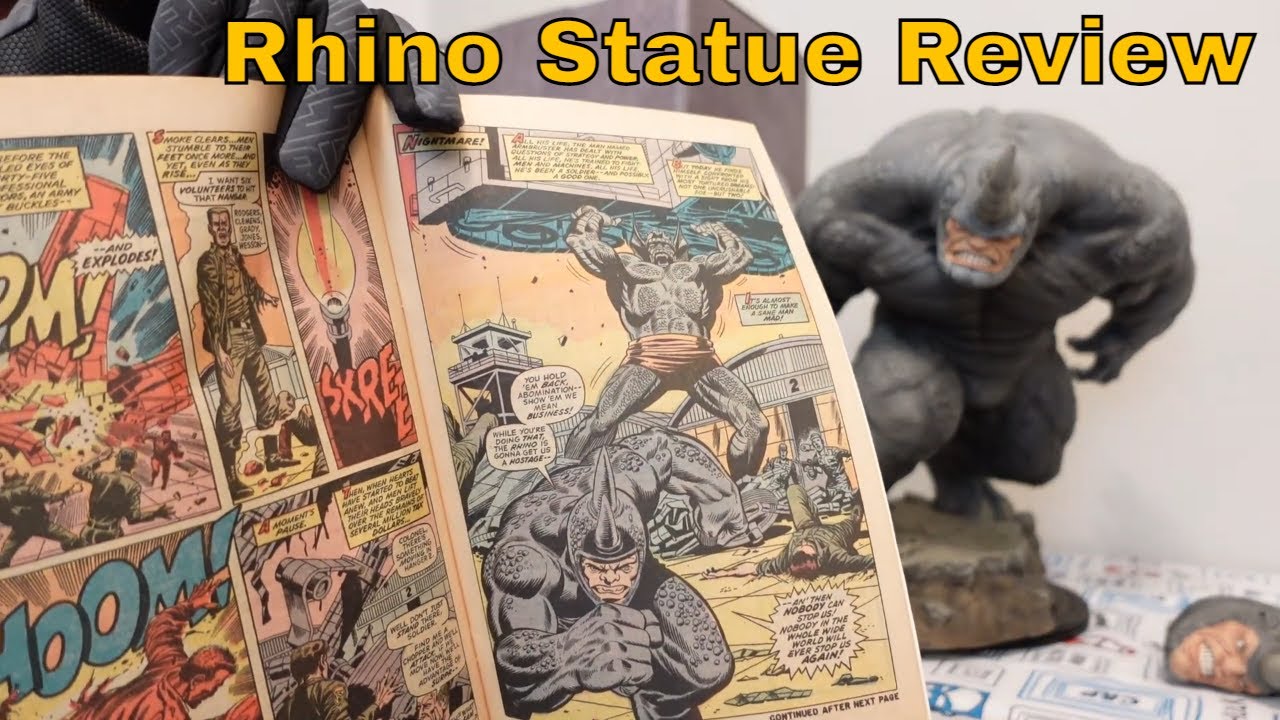 Rhino Comiquette Stature | Sideshow Collectibles Statue | Marvel Comics | Aleksei Sytsevich