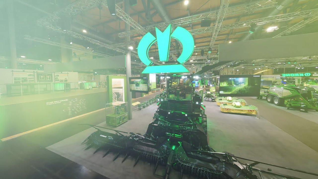KRONE auf der Agritechnica 2025 &ndash; FPV-Rundflug &uuml;ber unseren Messestand