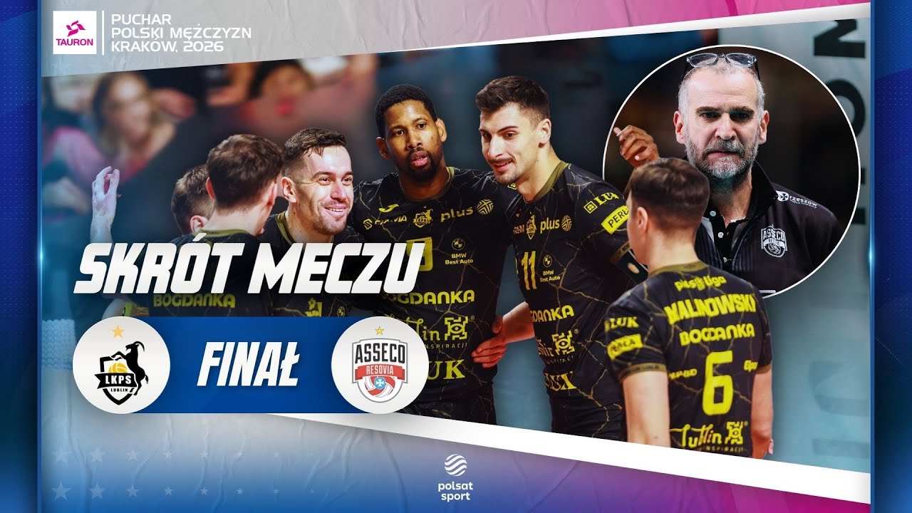 JEDNOSTRONNY FINAŁ PUCHARU POLSK! SKRÓT: BOGDANKA LUK LUBLIN - ASSECO RESOVIA RZESZÓW
