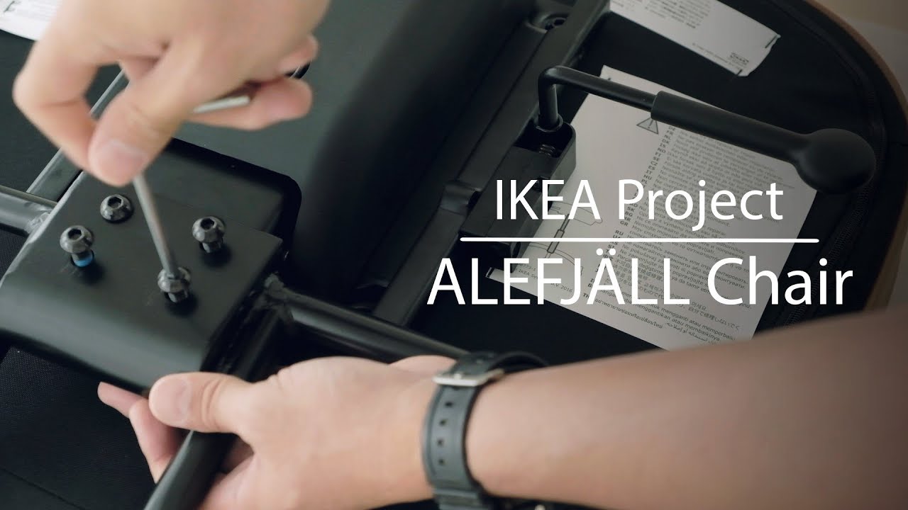 IKEA Project : ALEFJÄLL Chair - Step by Step : ASMR