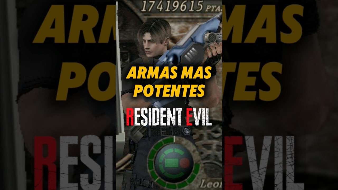 Las ARMAS Más POTENTES de Resident Evil