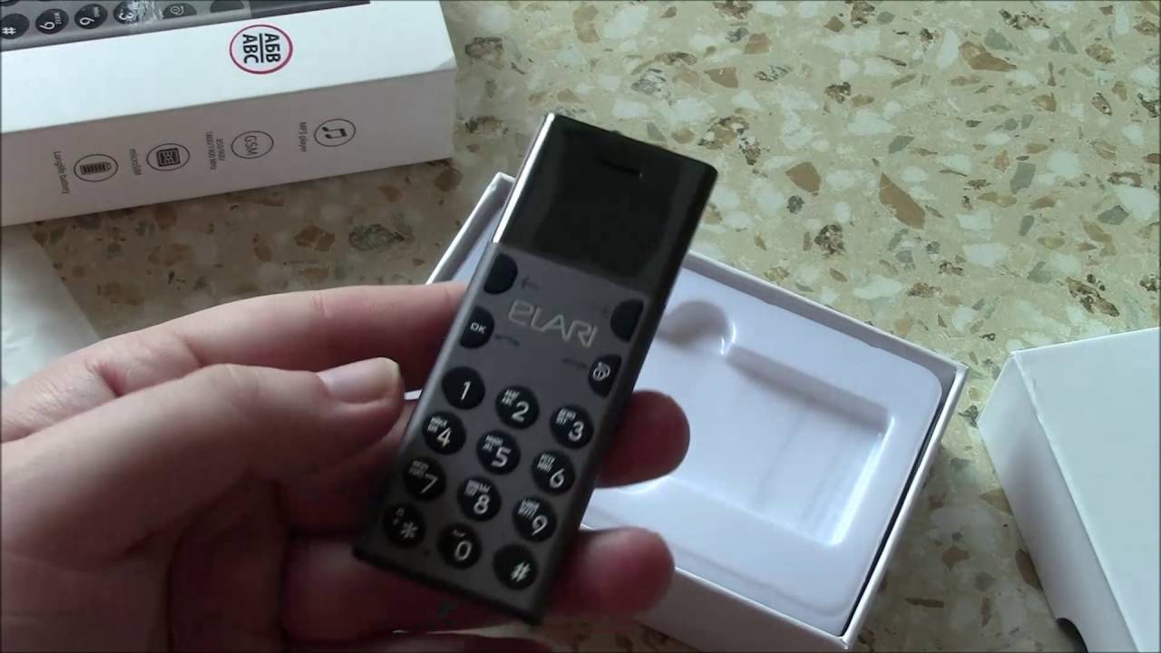 Elari NanoPhone распаковка
