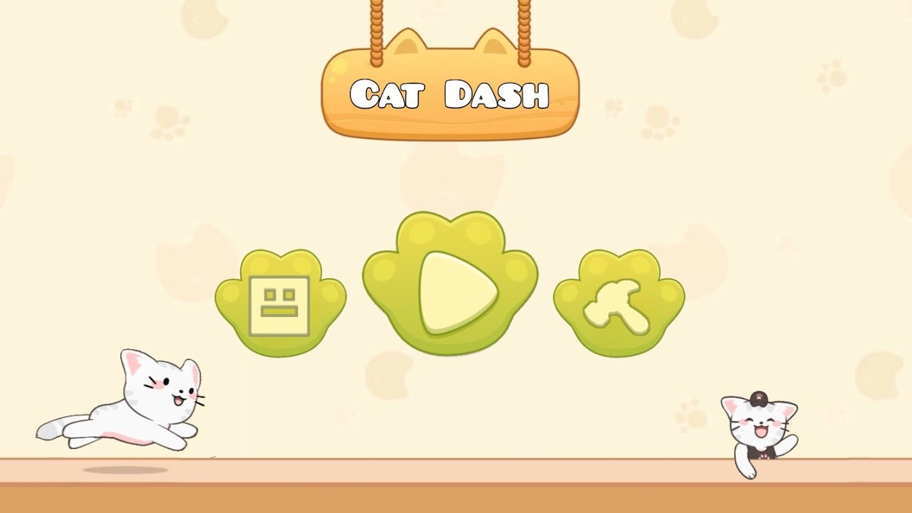 CAT DASH (All Levels 1~33 / All Coins) | Geometry Dash Fan made Game