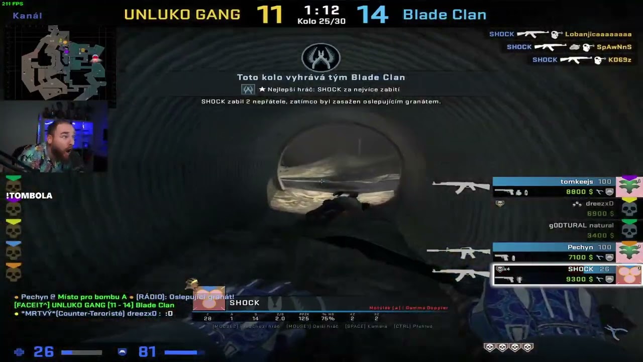 🔥[Bladeito] SHOCK solo B vs 4🔥