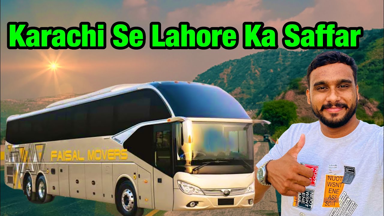 Faisal Movers Bus Business Class Main Travelling Ka Aaj Maza Agaya #Karachi To #lahore #travelling 