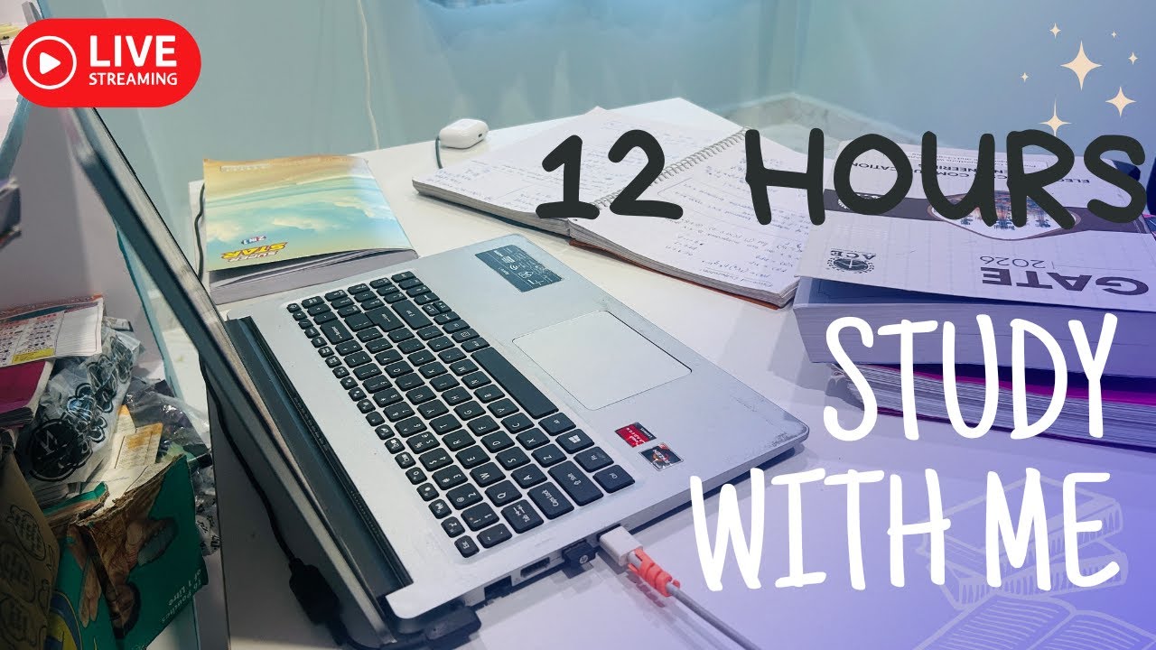 Study with me Day 2/60 12hours daily
