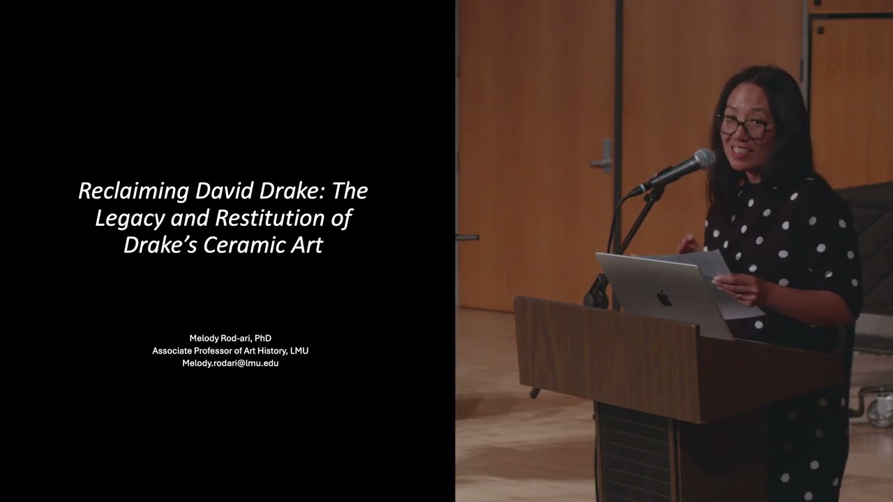 Reclaiming David Drake: The Legacy and Restitution of Drake's Ceramic Art | KaleidoLA Lecture Series