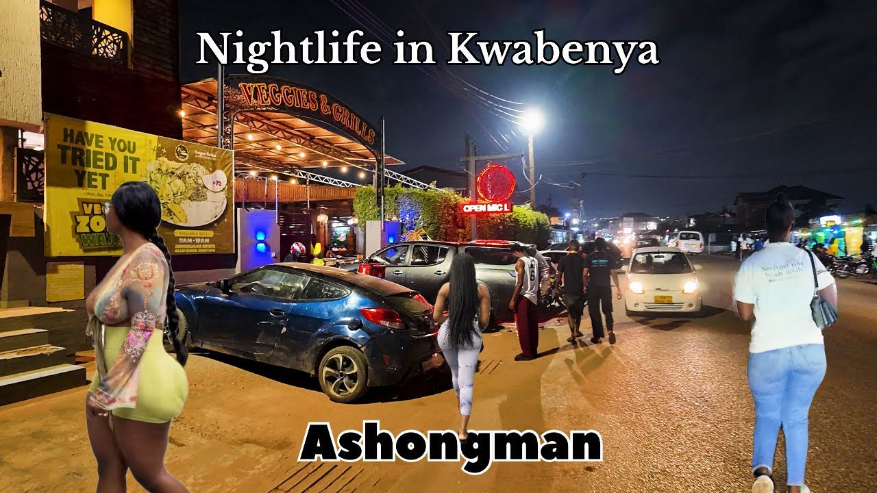 2025 NIGHTLIFE IN KWABENYA | GHANA NIGHTLIFE