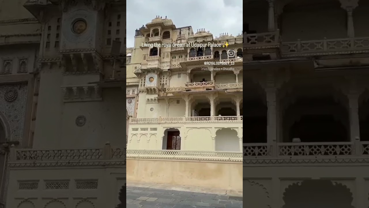 Udaipur Palace – where history wears a crown 👑 