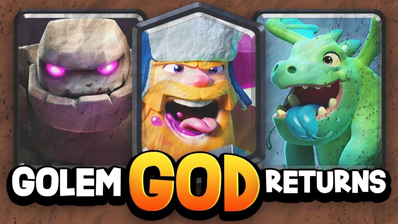 WORLD'S #1 GOLEM PRO'S Best Deck After Balance Update!