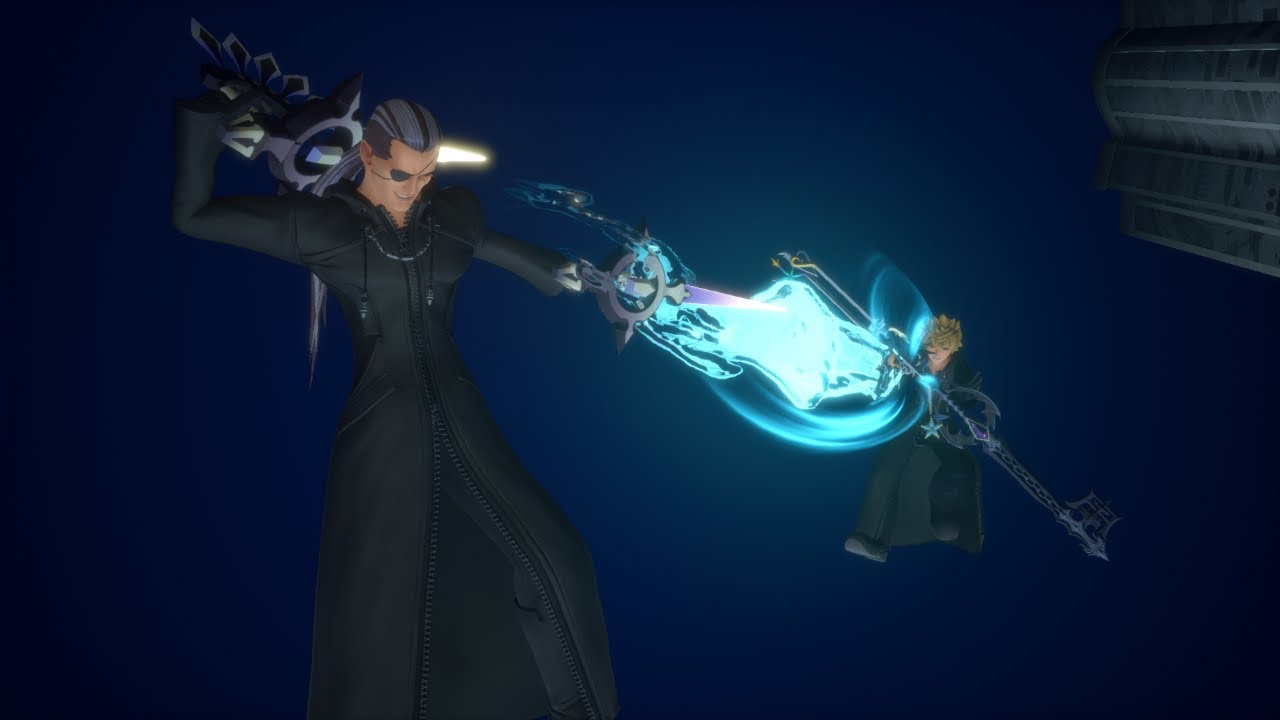 Roxas VS Xigbar (Critical Mode) - KINGDOM HEARTS III ReMind PC