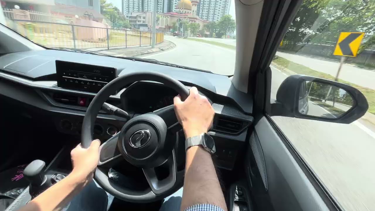 Perodua Axia 1.0 POV Drive ~ Cheap and Powerful Car 