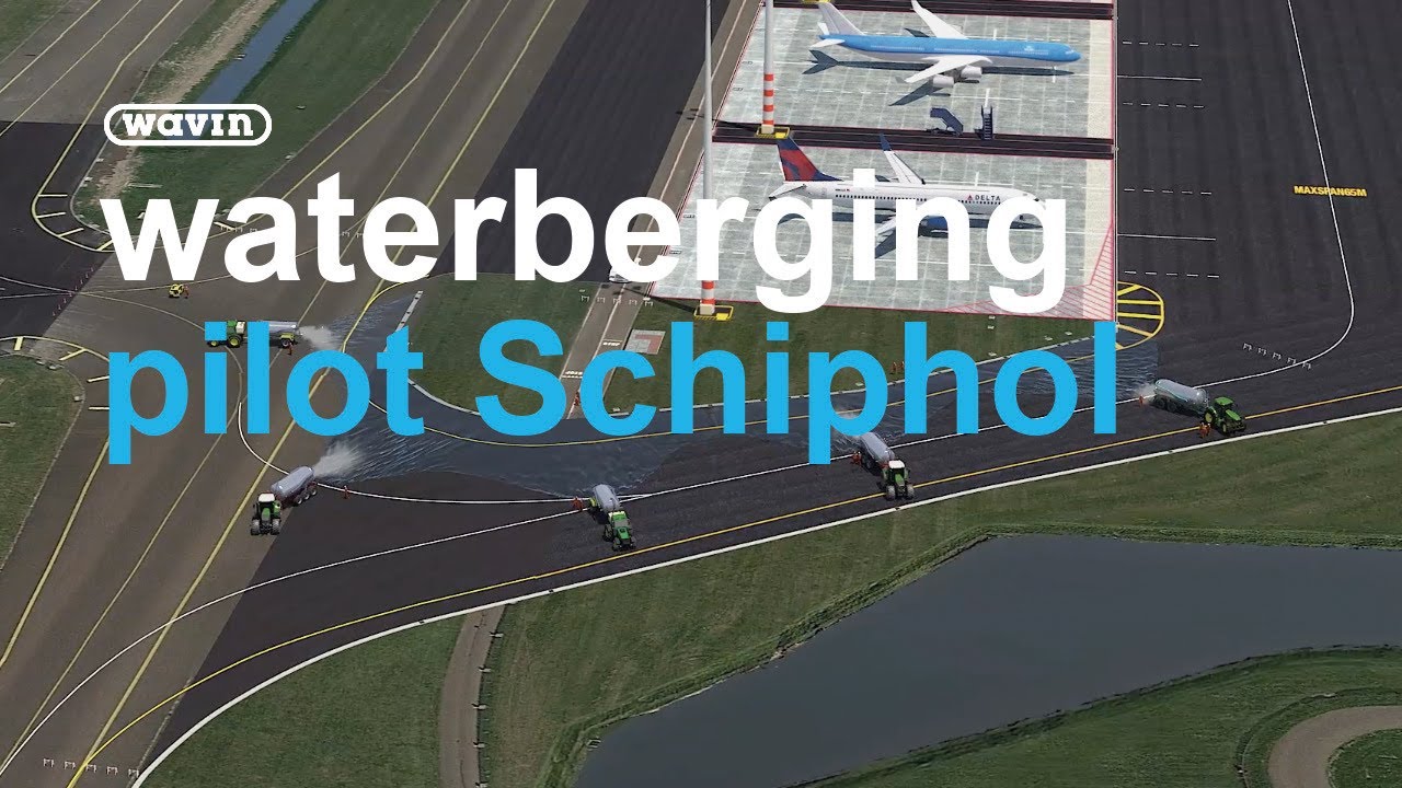 Wavin - Waterberging pilot op Schiphol 2020