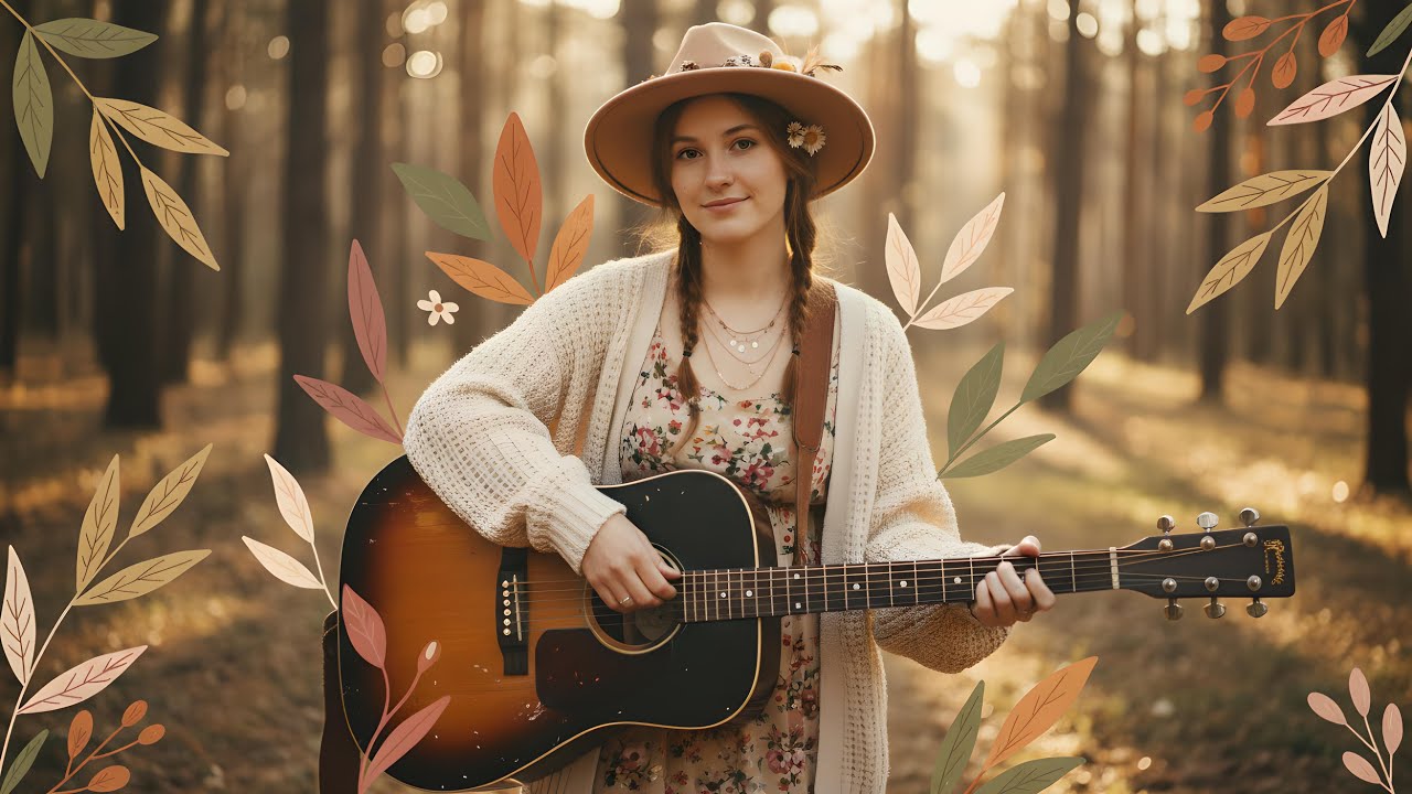 Whimsical Acoustic Melodies | Folk Guitar Tunes for Relaxation