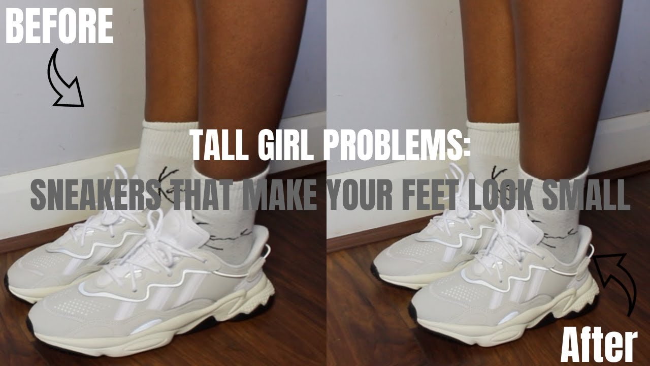 THE BEST SNEAKERS TO MAKE YOUR FEET LOOK SMALL PT.1 | TALL GIRL PROBLEMS