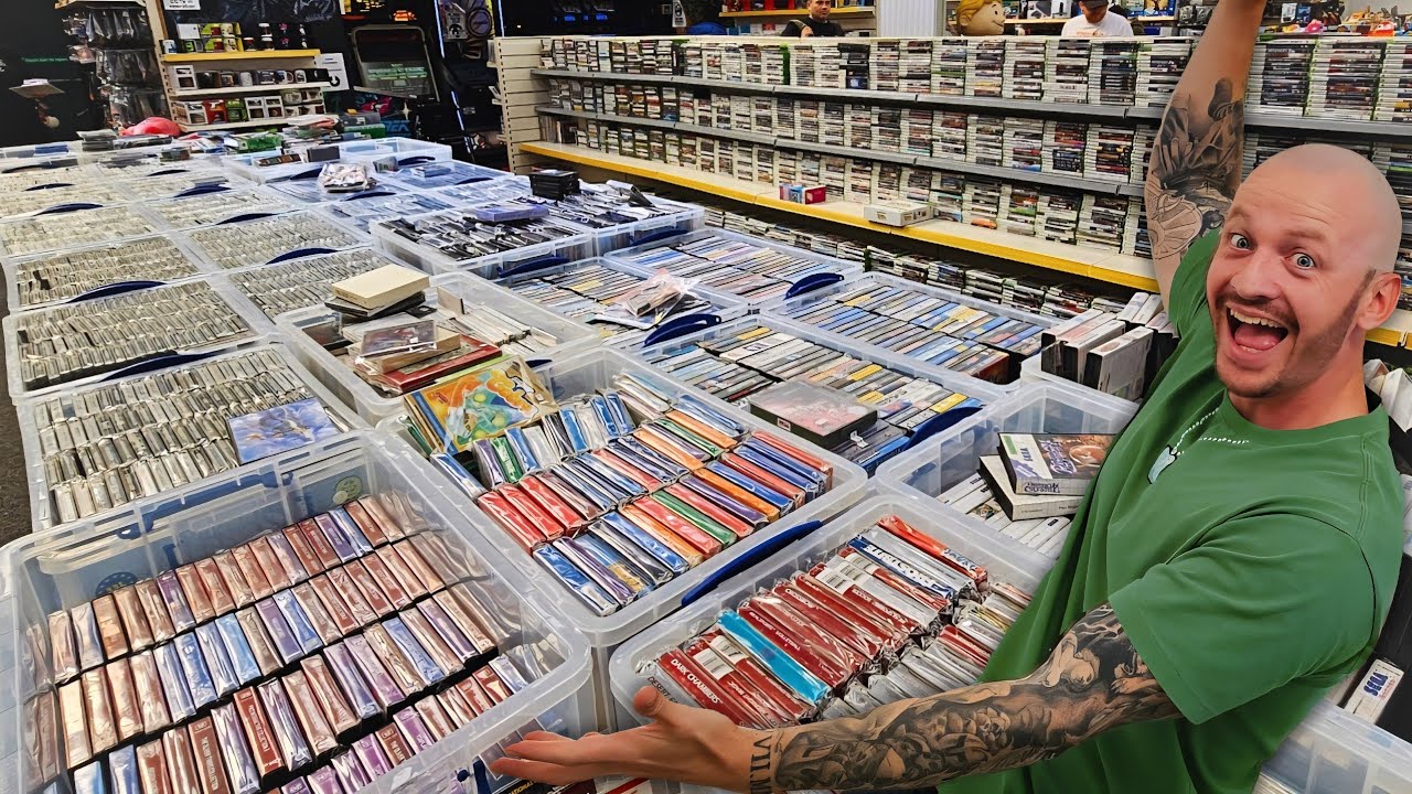 I Flew to the BIGGEST Retro Game Shop in Europe! 