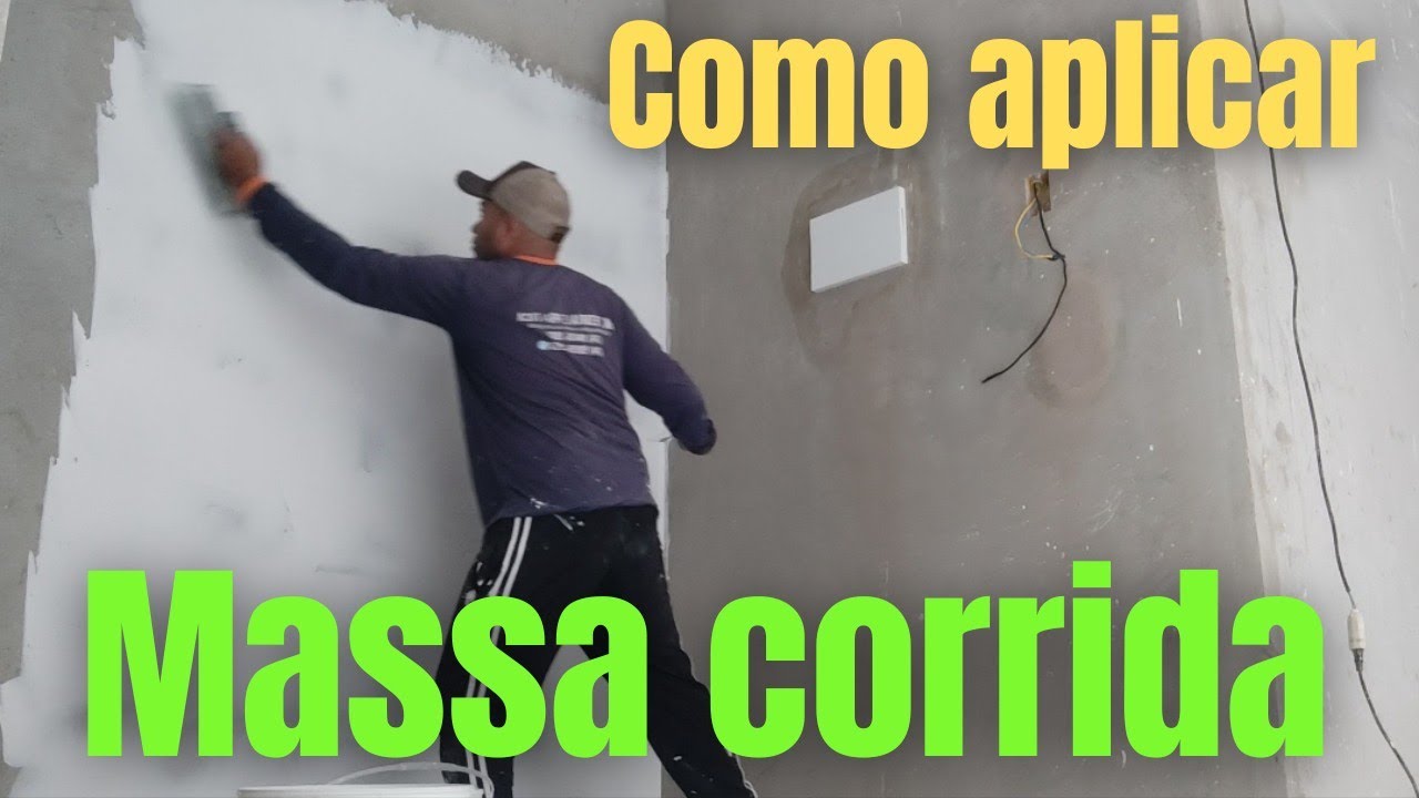 COMO APLICAR MASSA CORRIDA NA PAREDE DO JEITO CORRETO