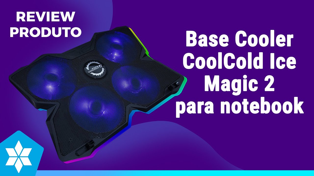 #Produto - Base Cooler para notebook - CoolCold Ice Magic 2