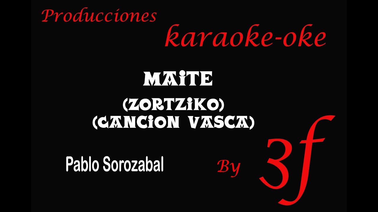 Maite Karaoke (Sorozabal)