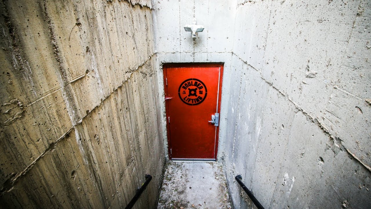 I got to TRAIN at this UNDERGROUND GYM!