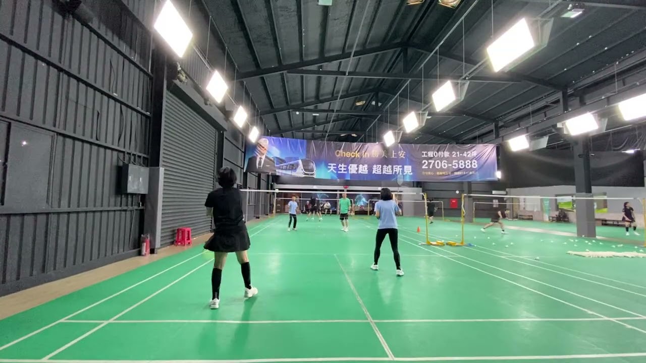1/10 Game 34 張信珮珊 21 : 16 杰靛聰哥 #親子羽球 #福雅羽球會館4號場地 #badminton 