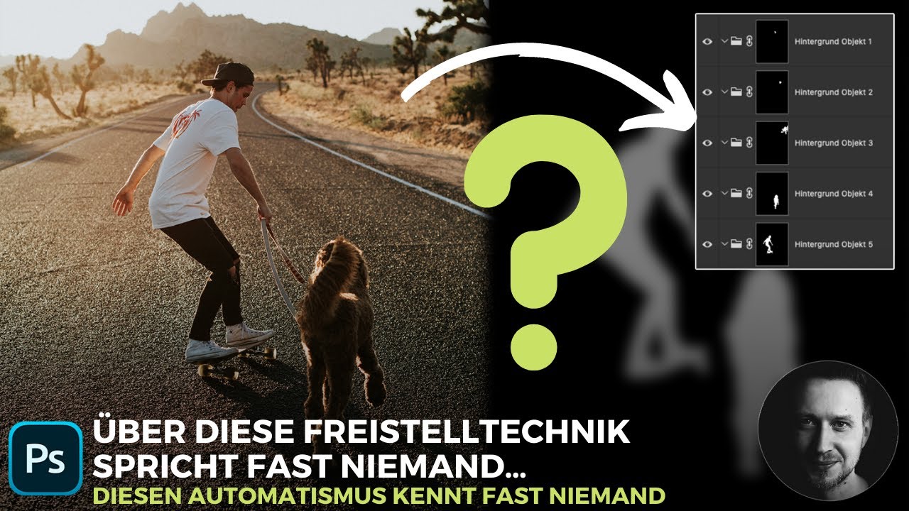 Diese Freistelltechnik kennt fast niemand… wieso eigentlich? #Photoshop #Freistellen #RickMaschke
